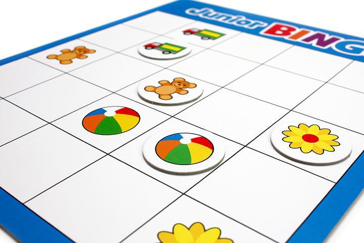 Actual product image Tactic Junior bingo (Danish, Dutch, English, Estonian, Finnish, French, German, Lithuanian, Norwegian, Swedish, Ukrainian, 2 - 6 Players)