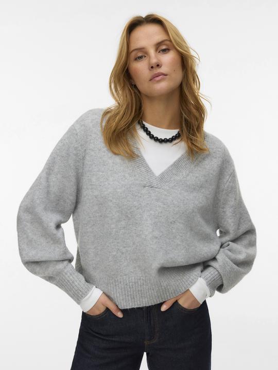 Actual product image Vero Moda Vmboom Ls V-Neck Pullover Noos (M)