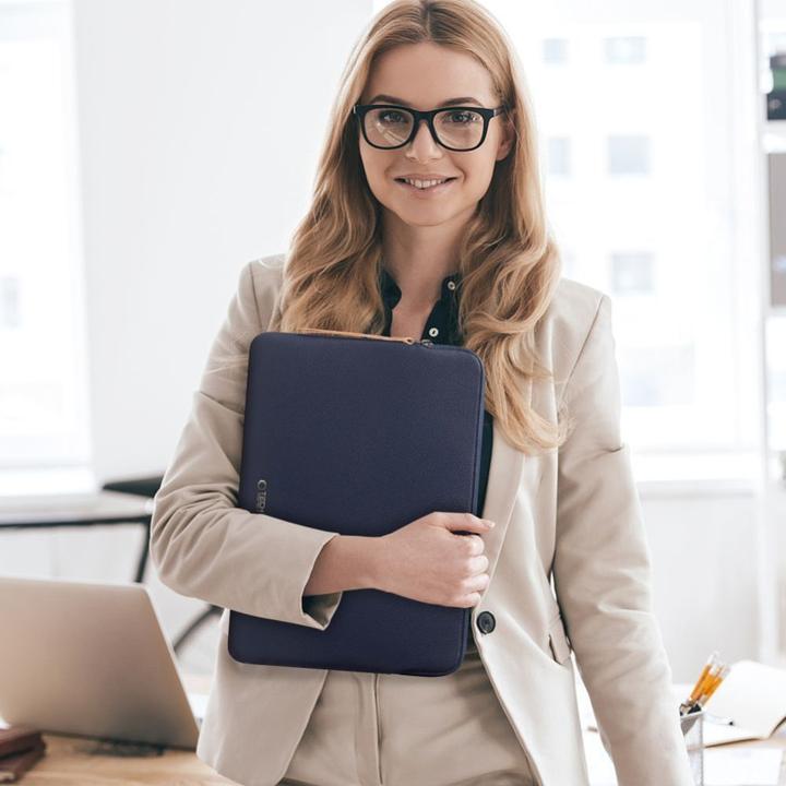 Immagine prodotto Tech-Protect Fleece-Laptoptasche 13-14" - Blau (14", Universale)