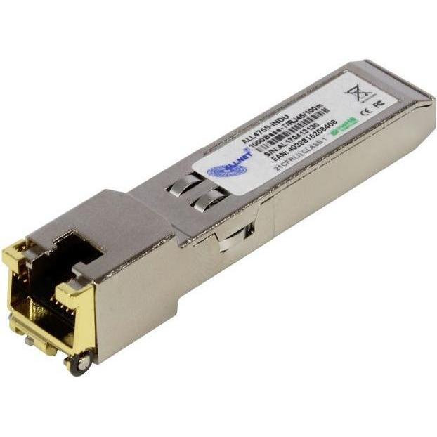 Allnet switch modul all4765-indu sfp(mini-gbic) 1000mbit rj45(tp) industrial -40/+85 grad., Transceiver
