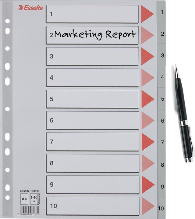 Immagine prodotto Esselte Rubrica numerica, in polipropilene A4