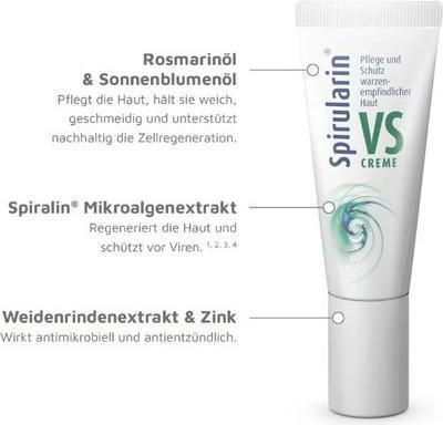Produktbild Spirularin VS Creme 10 ml (Fussbad, 10 ml)