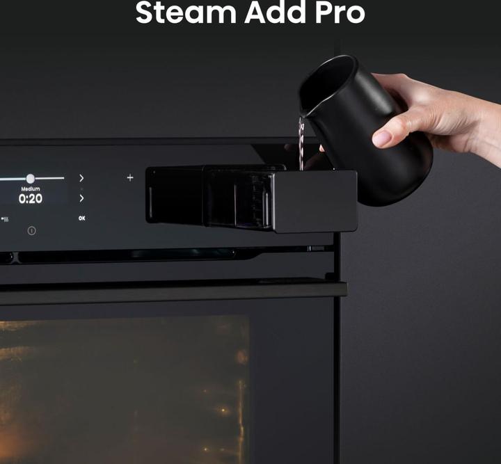 Actual product image Hisense Dampfbackofen BlackGlass HI8 BFS 615S8B Glasfront schwarz