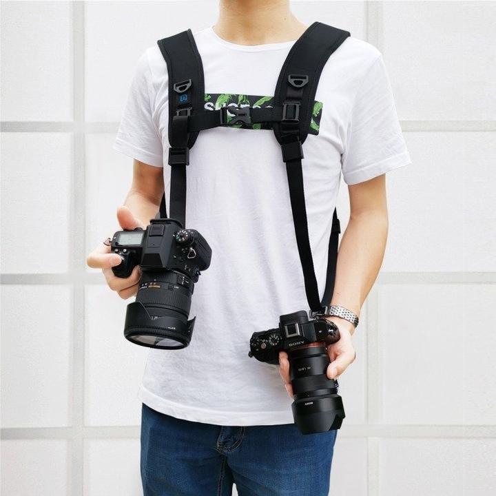 Actual product image Puluz Double shoulder harness for cameras PU6002 (Various video accessories)