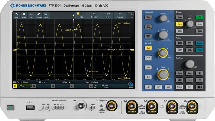Produktbild Rohde & Schwarz RTM3000 Oscilloscope, 200 MHz, 4ch