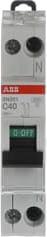 Actual product image ABB SN201-C40 Automatic circuit breaker C-Char., 6 kA, 40 A, 1P+N 2CSS255101R0404