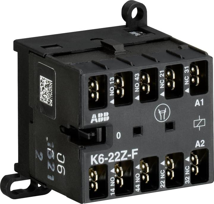 Produktbild ABB K6-22Z-F-01 Kleinhilfsschütz 24V 40-450Hz GJH1211003R0221