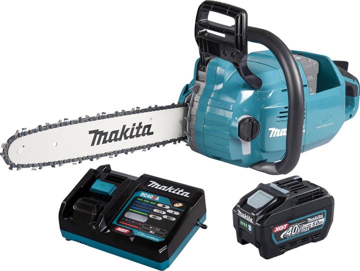 Actual product image Makita UC015GT101 Akumuliatorinis grandininis pjūklas, 40Vmax XGT, BL4050F, DC40RA, BL-motor 350mm, 25.5 m/ (Battery chain saw)