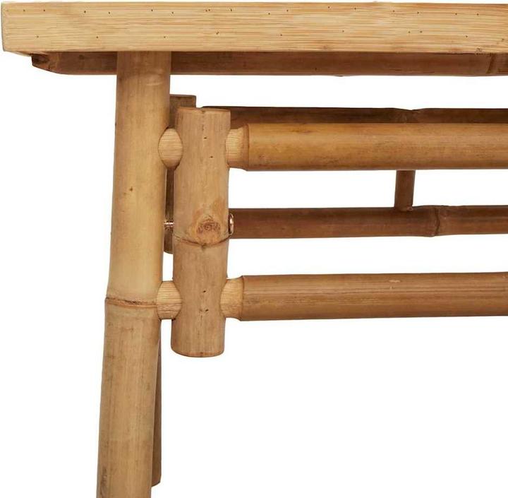Actual product image vidaXL Garden bench 110x38x45 cm bamboo