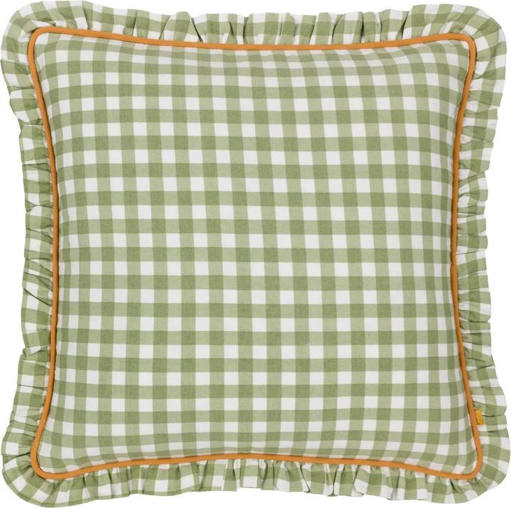 Image du produit Room05 Maude - Housse de coussin réversible vichy (45 x 45 cm)