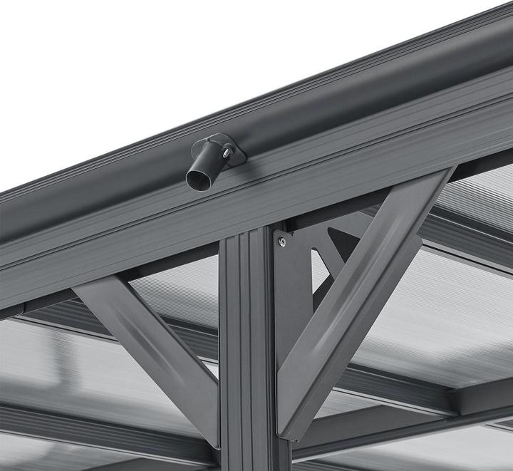 Actual product image Juskys Carport with flat roof