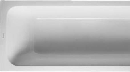 Produktbild Duravit Rechteckbadewanne Krperformbadewanne D-Code 70 x 170 cm wei glatt 700098000000000 (110 l, 170 cm, 70 cm)