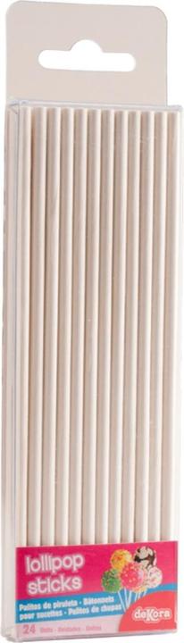 Dekora Bâtonnets à cake pops - 15cm (24pcs)