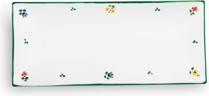 Actual product image Gmundner Keramik Scattered flowers, rectangular plate (36x15cm)