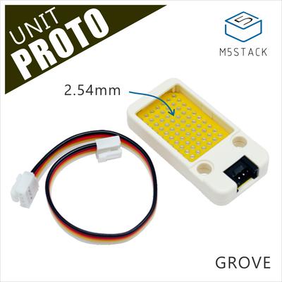 Actual product image M5Stack 2.54 mm Mini Proto Unit 70 Holes