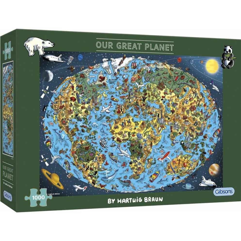Gibsons Puzzle Unser wunderbarer Planet 1000 Teile