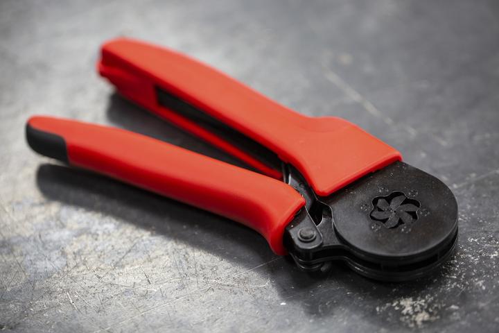 Actual product image RS PRO Crimp tool 26-8 AWG hexagon profile (176 mm)