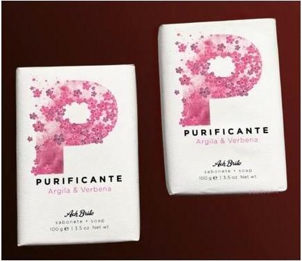 Image du produit Ach Brito Portugal Cleansing Facial Soaps Clay & Verbena 100g (Lingettes nettoyantes pour le visage)