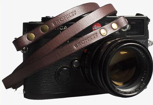 Actual product image Bronkey Berlin Leather strap Braun, 95 cm