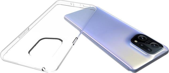 Actual product image Cover-Discount OPPO Find X5 Pro - silicone rubber cover transparent (Oppo Find X5 Pro)