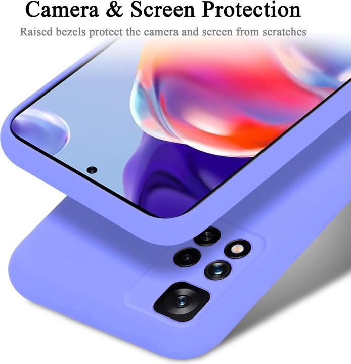 Actual product image Cadorabo TPU Liquid Silicone Case Cover for Xiaomi RedMi NOTE 11 PRO+ (Xiaomi Redmi Note 11 Pro+)