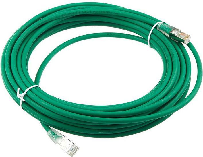 Image du produit RS PRO Câble patch Cat.6 FTP 10m vert (F/UTP, CAT6, 10 m)