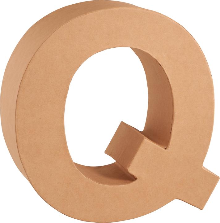 Actual product image Glorex Cardboard letter Q 17,5X5,5cm
