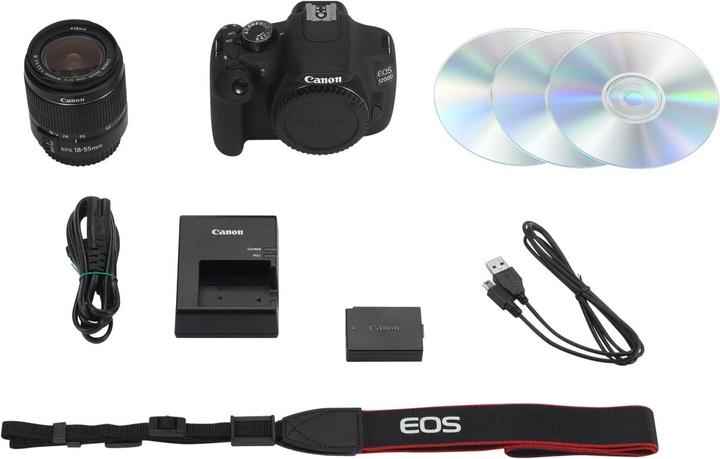 Immagine prodotto Canon EOS 1200D, reflex digitale, 18MP, FullHD 18-55 mm DC Kit (18 Mpx, APS-C / DX)