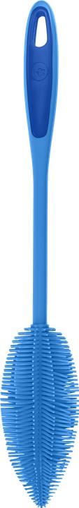 Produktbild Kochblume Flaschenbürste blau