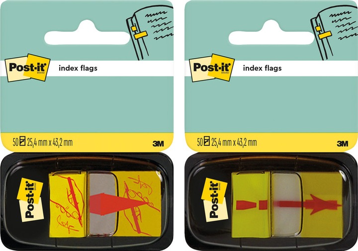 Produktbild Post-it Index Unterschrift (25 x 43 mm)