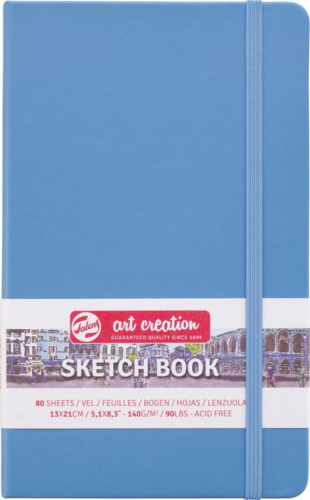 Produktbild Talens Malbuch 13 x 21 cm Seeblau (A5, Kein Einband)