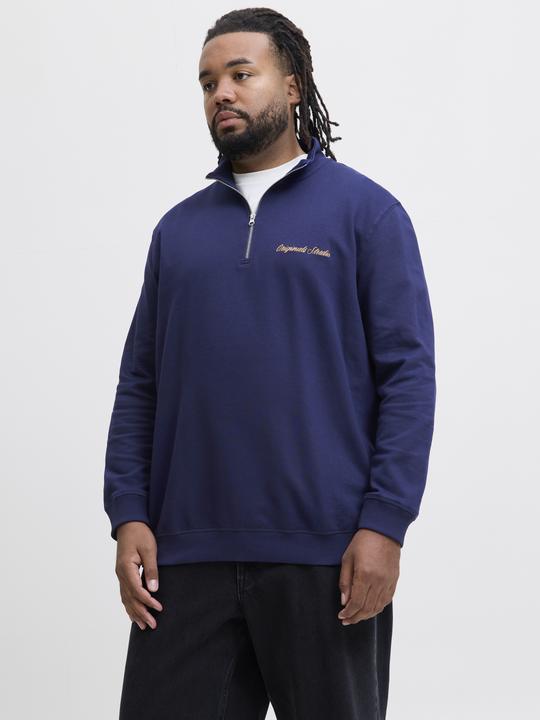 Actual product image Jack & Jones Plus Size Sweatshirt mit Stehkragen Sweatshirt mit Stehkragen (4XL)