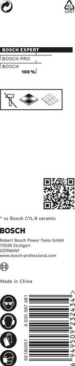 Image du produit Bosch Professional Zubehör Foret EXPERT HEX-9 HardCeramic, 7 x 90 mm (7 mm)