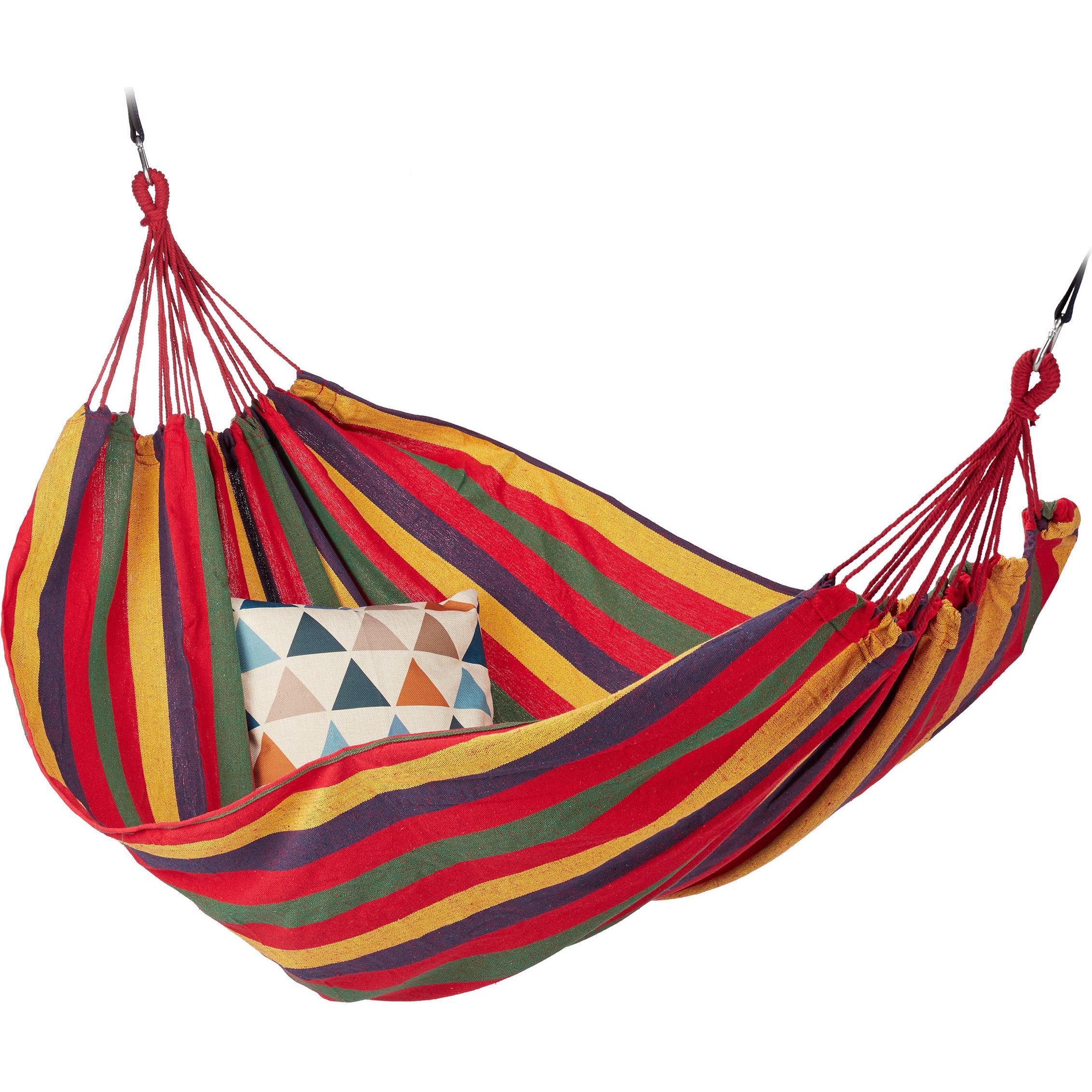 Relaxdays, Hängematte, Hängematte XXL (300 kg)