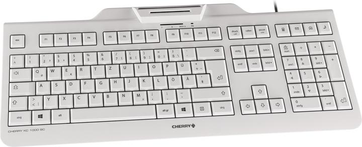 Actual product image CHERRY KC1000 SC Smartcard Light Grey EN (Germany, Cable)