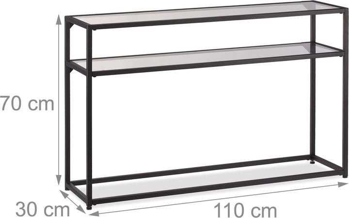 Actual product image Relaxdays Console table (110 x 30 x 70 cm)