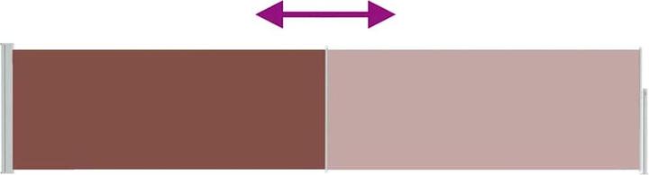 Produktbild vidaXL Seitenmarkise (5 m)