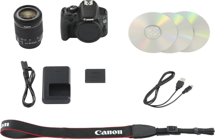 Produktbild Canon EOS 100D 18-55mm STM Kit (18.50 Mpx, APS-C / DX)