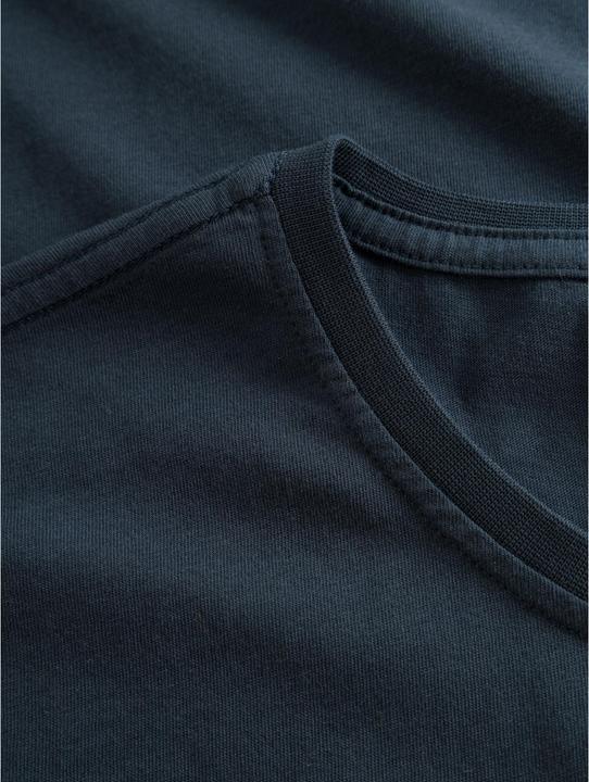 Produktbild KnowledgeCotton Apparel Basic Tee Total Eclipse (S)