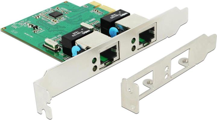 Immagine prodotto Delock Scheda di rete 2 porte, 1Gbps Realtek RTL8111H chipset (Mini PCI Express)