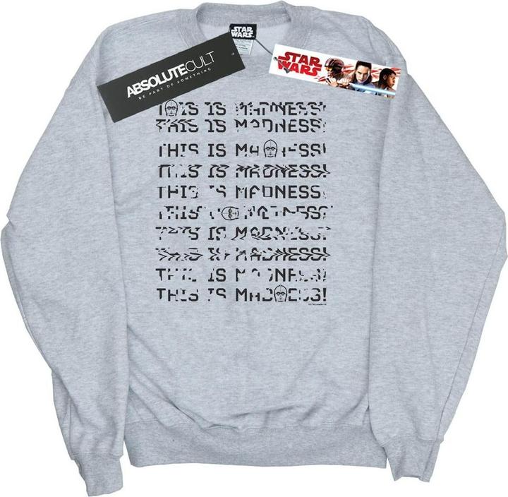 Actual product image Star Wars Mens C-3PO Glitch Sweatshirt (L)