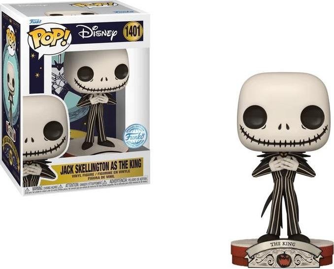 Image du produit Funko POP! L'Étrange Noël de Monsieur Jack - Jack Skellington as The King Exclusive