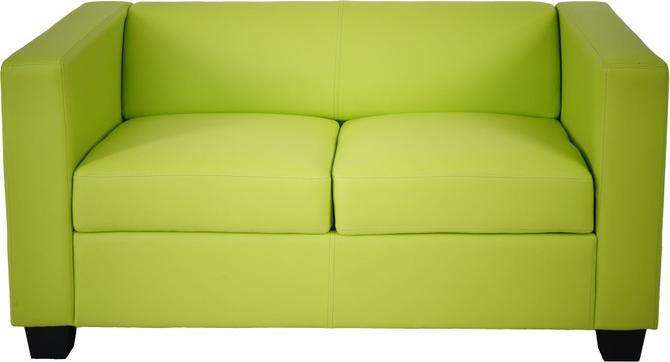Image du produit Mendler Canapé 2 places Canapé lounge Lille - Similicuir, vert clair (2 places)