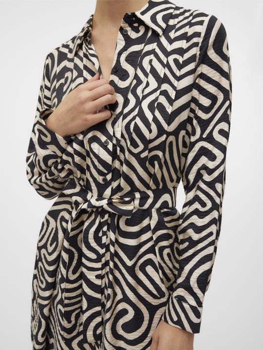 Produktbild Vero Moda VMVIGDIS Langes Kleid Hemdblusenkleid (M)