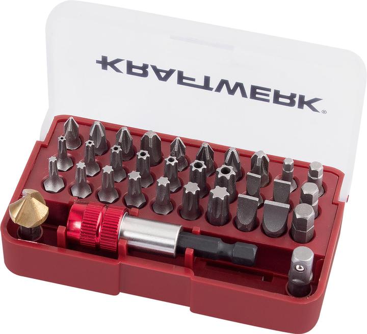 Kraftwerk Bit-Box with countersink bit (Allen screw, Cross Pozidriv PZ)