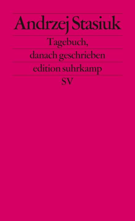 Produktbild Tagebuch, danach geschrieben (Andrzej Stasiuk, 2012)