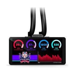 Phanteks Glacier One 360M25 LCD AiO-Wasserkühlung, 6-Zoll-Display - 360mm, schwarz, Raffreddamento ad acqua CPU