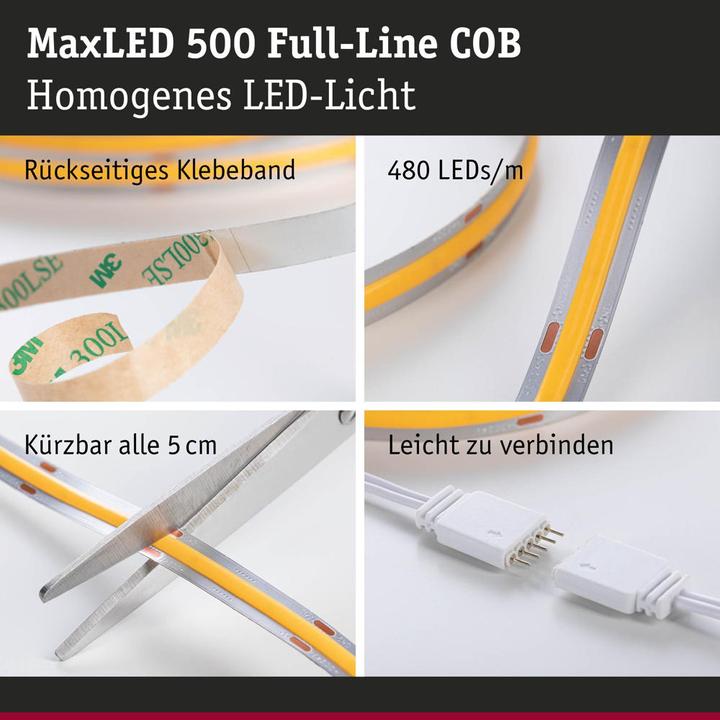 Produktbild Paulmann MaxLED 500 Full-Line COB Stripe Set (Tageslicht, 150 cm, Indoor)