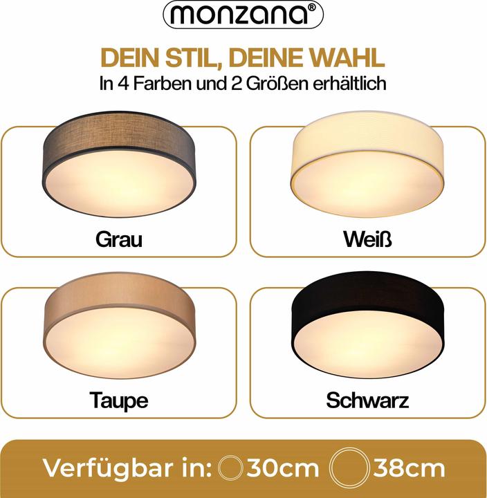 Actual product image Monzana Ceiling Lamp (E27)