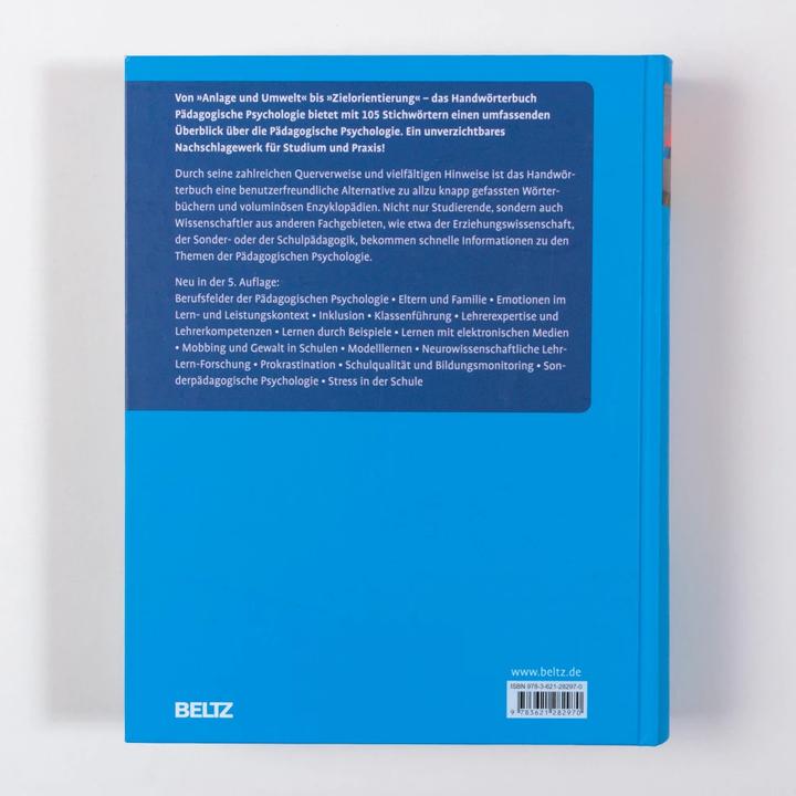 Produktbild Handwörterbuch Pädagogische Psychologie (Deutsch, Detlef H. Rost, Jörn R. Sparfeldt, Susanne R. Buch, 2018)